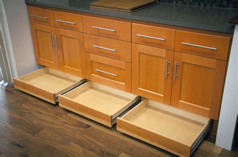 Cabinets installed with structural toe kicks in place need only finishing with a cosmetic plate. 14 Delightful Photographs Of Toe Kick Drawer - Cute Homes ...