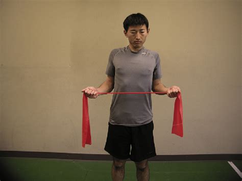 External Rotation With Scapular Retraction With Elastic Resistance