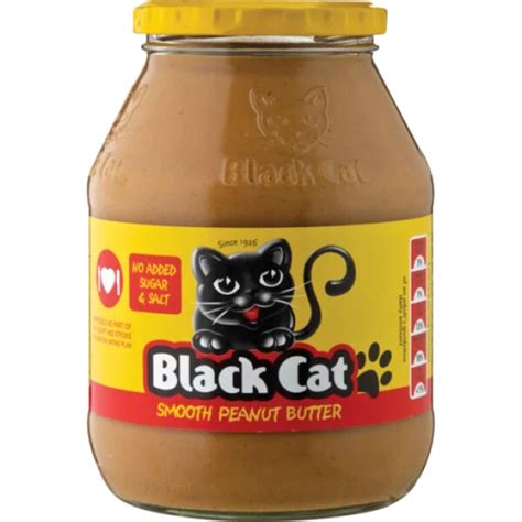 Black Cat No Sugar And Salt Smooth Peanut Butter 800g Kaylees