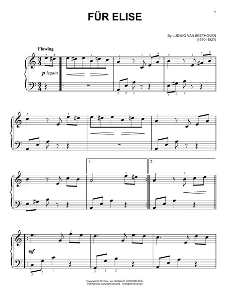 Download and print in pdf or midi free sheet music for für elise, woo 59 by ludwig van beethoven arranged by classicman for piano (solo). Fur Elise Sheet Music | Ludwig van Beethoven | Easy Piano