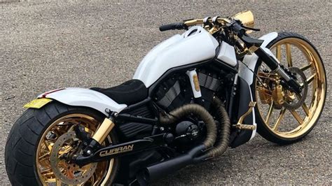 Harley Davidson Custom Vrod Gold By Curran Customs