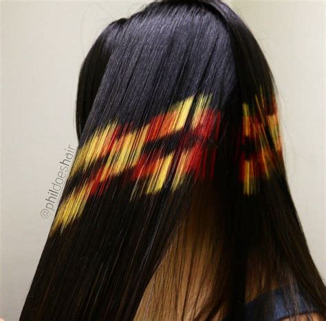 Tie Dye Root Pixel And Digital Hair By Philip Ring Haiяṧ