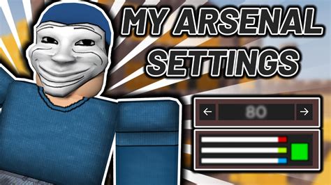 My Arsenal Settings As A Level 1000 Roblox Arsenal Youtube