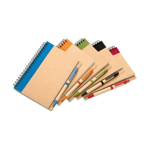 Sonora Plus Recycled Notebook And Pen T Innovations