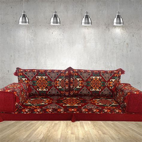 Spirit Of 76 Arabic Style Oriental Majlis Sofa Set Turkish Ethnic Kilim