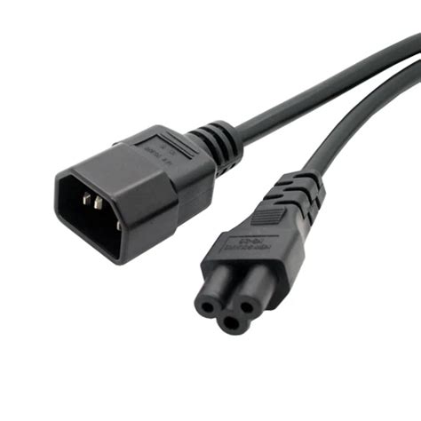 IEC 320 Male C14 To C5 Micky 3 Pin Female Power Cord L 0 6M Cord