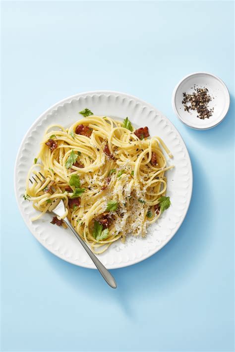 Linguine Carbonaragoodhousemag Low Calorie Pasta Pasta Calories