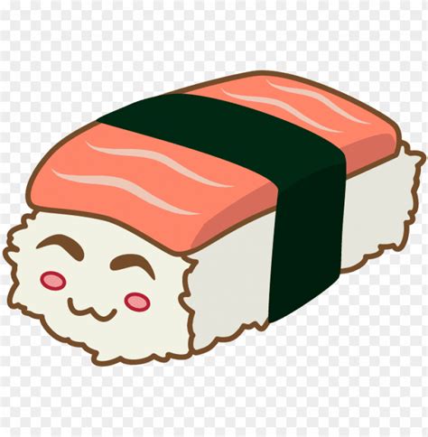 Free Download Hd Png Crazy Cute Sushi Cute Sushi Transparent Png