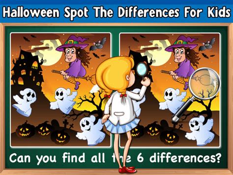 App Shopper Halloween Spot The Differences For Kids Games