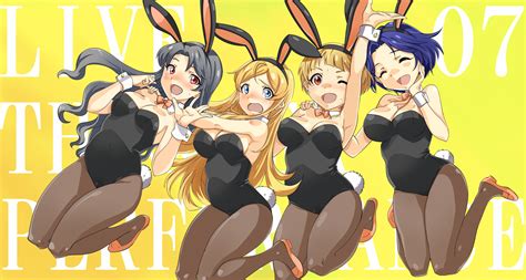 Bunny Girl Group Of Women Bunny Suit Anime Girls Anime THE IDOLM STER Million Live Miura