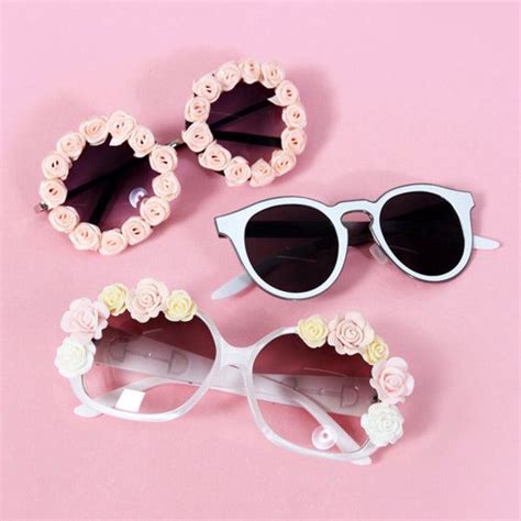 Pin By Blippo Kawaii Shop On ★ Japan And Kawaii Style ★ Flower Sunglasses Pink Sunglasses