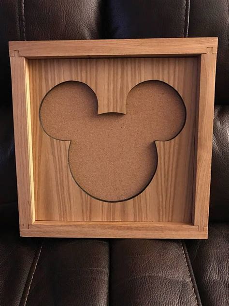Disney Inspired Pin Display Shadowbox Mickey Etsy Shadow Box