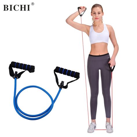 Bichi 120cm Fitness Resistance Bands Workout Sport Elastic Bands Gym Rubber Exercise Bands