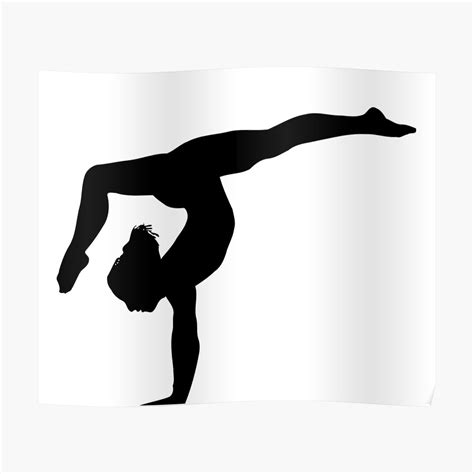 Gymnastics 5 Poster By Jngraphs Redbubble