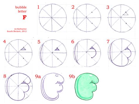 How To Draw Bubble Letters Page 2