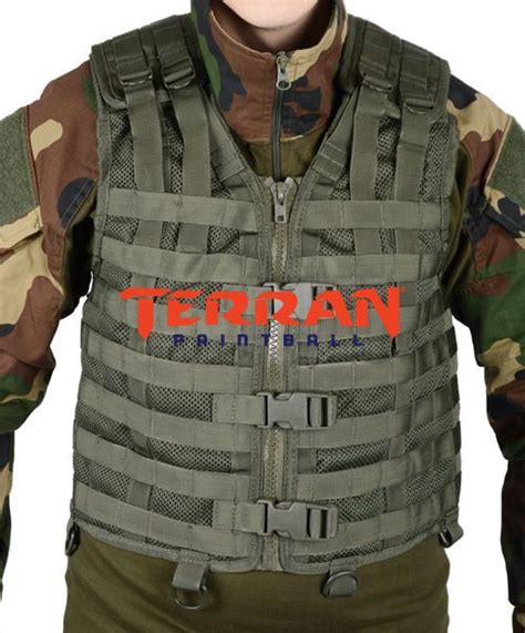 Mil Tec Tactical Vest Modular System Olive