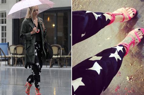 Fearne Cotton Tweets Frustration At Getting Soaking Wet Feet After