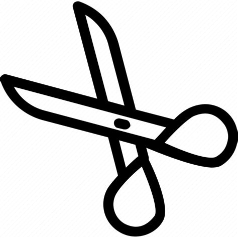 Cutting Tool Haircutting Hairdressing Scissor Shear Icon Download
