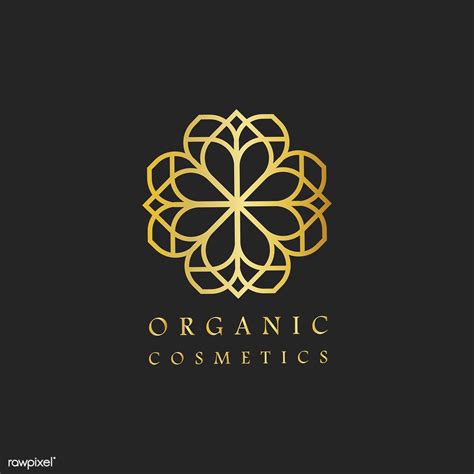 Download premium vector of Organic cosmetics design logo vector 484434 | Organic cosmetics ...