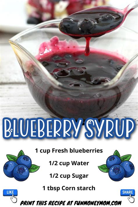 Best Ever Blueberry Syrup Recipe Blueberry Syrup Recipe Easy