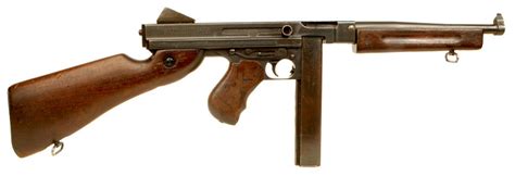 Deactivated Wwii Us Thompson M1a1 Submachine Gun Allied Deactivated