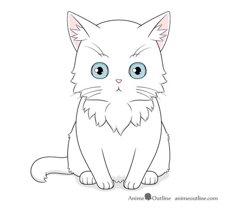 How To Draw A Anime Cat Northernpossession24