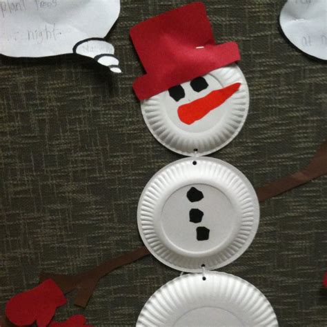 Making A Paper Plate Snowman My Frugal Christmas