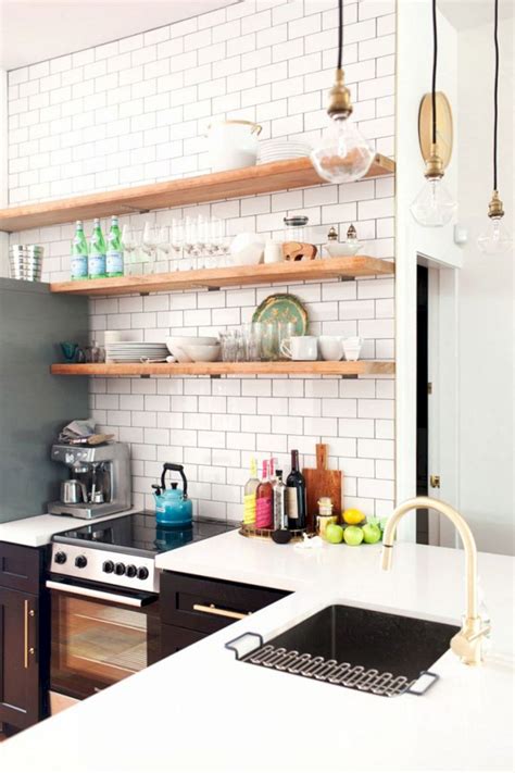 Wooden shelves bring beautiful textures into the spaces and add chic details to modern kitchen designs. Open Kitchen Shelves With Wood (Open Kitchen Shelves With ...