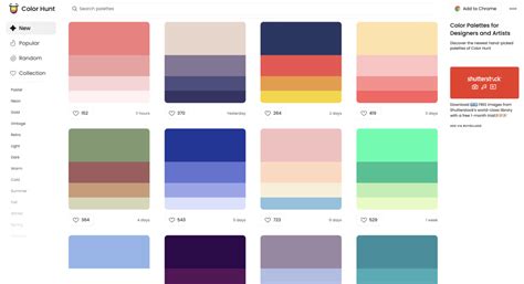 6 outils gratuits pour trouver et générer des palettes de couleurs
