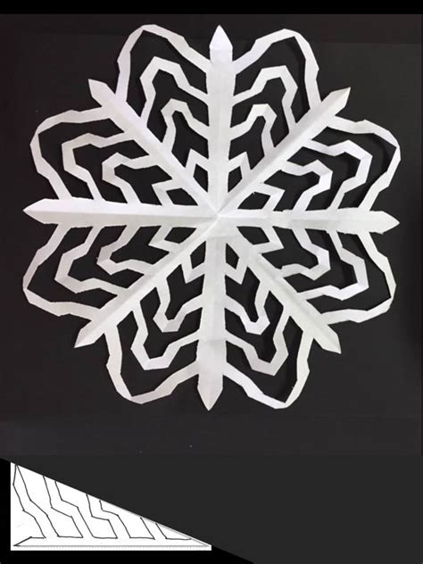making paper snowflakes picture tutorial