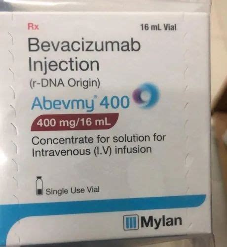 Bevacizumab Abevmy Injection Packaging Size 16ml In 1 Vial 400mg At