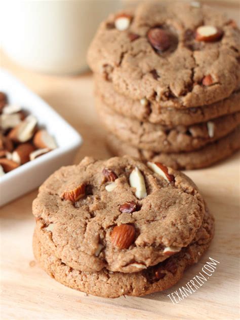 Dough should be stiff, yet soft and easily moldable. Maple Almond Butter Cookies (vegan, 100% whole grain ...