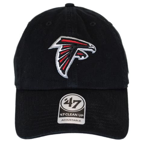 47 Brand Atlanta Falcons Nfl Clean Up Strapback Baseball Cap Dad Hat
