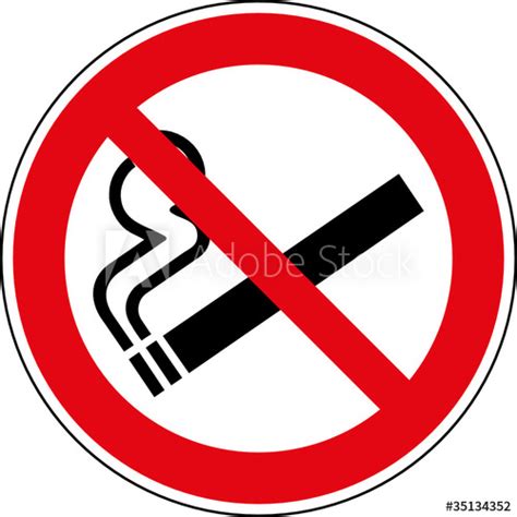 Zum anzeigen und ausdrucken wird der kostenlose adobe reader benötigt. "Verbotsschild Rauchen verboten Zeichen Symbol Schild" Stockfotos und lizenzfreie Vektoren auf ...