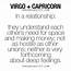 In A Relationship  Capricorn And Virgo