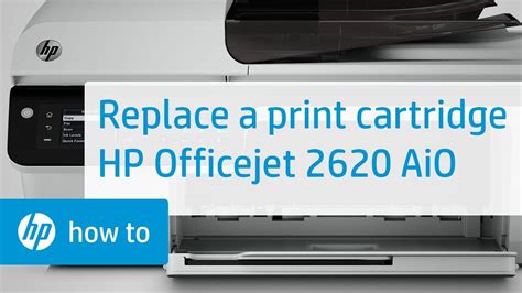 The 123.hp.com/oj2622 airprint™ is a mobile printing solution compatible with apple ios and later operating systems. Replacing a Print Cartridge in the HP Officejet 2620 All ...