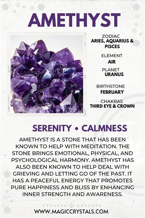 Amethyst Meaning Healing Properties And Everyday Use Magic Crystals