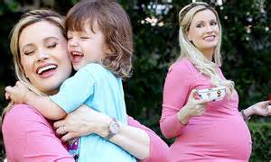 Holly Madison Enjoys Picnic With Her Daughter Shortly Before Arrival Of
