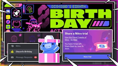 Discords 8th Birthday Free Nitro Activities And More No Card Needed