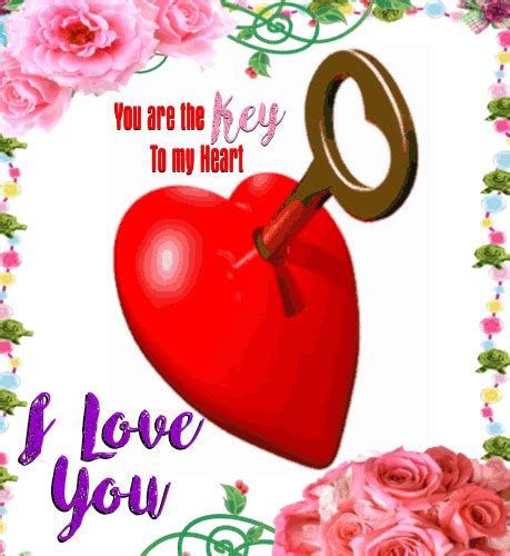 You Are The Key To My Heart Free I Love You Ecards Greeting Cards