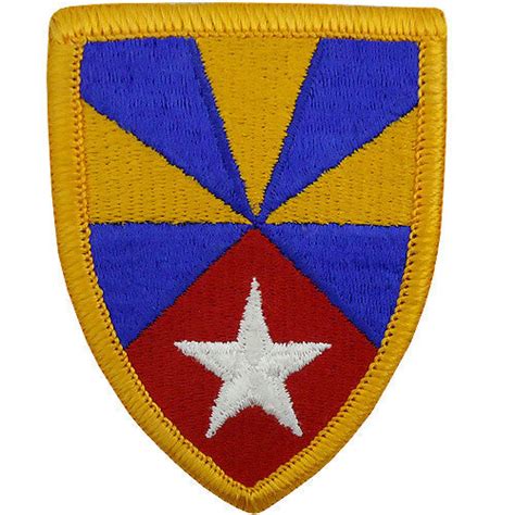 Army 7th Army Support Command Color Embroidered Patch Vanguard