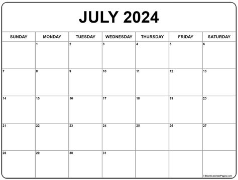Free Printable Calendar July 2023 June 2024 Free Printable 2023 Calendar