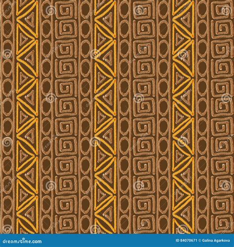 Ethnic Seamless African Pattern Stock Illustration Illustration Of