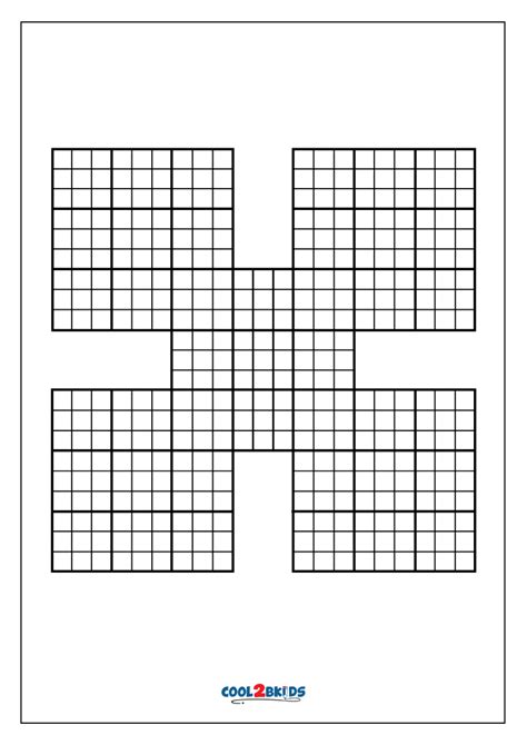 Free Printable Blank Sudoku Puzzles