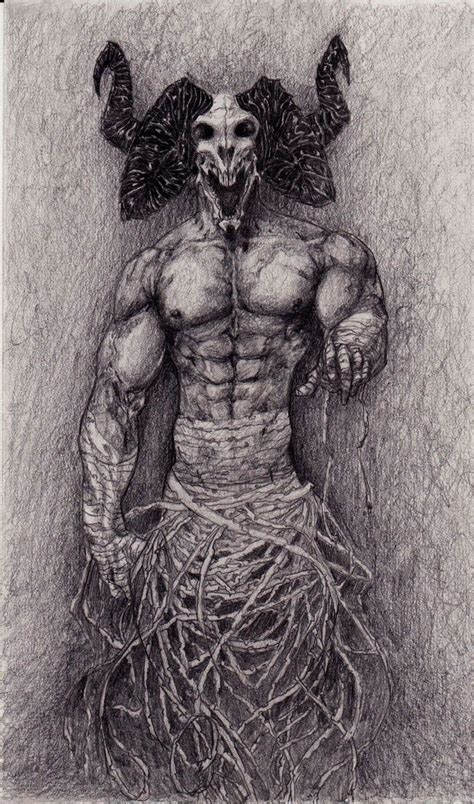 Azazel Demon Art Satanic Art Horror Art