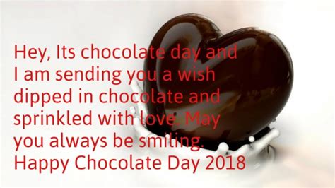 Valentine week is from 7th to 14th february. Chocolate Day 2018: Best Quotes, Wishes, Images, SMS ...
