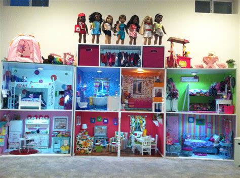 American Girl Doll House Structure Built By Moms Co Worker And Her