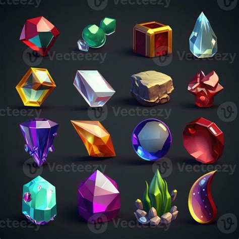 Magic Game Crystal Gem Ai Generated 23775015 Stock Photo At Vecteezy