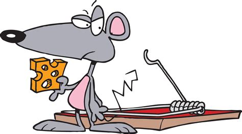 Mouse Tail In Trap Clip Art Library