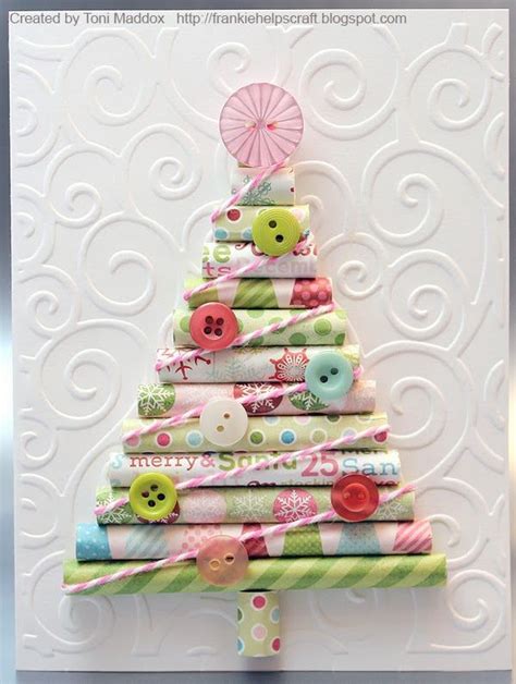 Rolled Paper Tree Christmas Paper Xmas Crafts Paper Tree